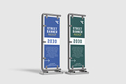 Street Banner Mockup, an Advertising Mockup by AndikaGraphic (Thumbnail 4 of 6)
