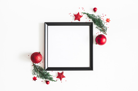 Christmas photo frame containing christmas, xmas, and winter, a Holiday Photo by Flaffy