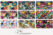 70 retro music seamless pattern, a Pattern Graphic by Poppy Lane Studio (Thumbnail 6 of 10)