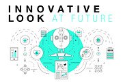 Innovation look at future, a Healthcare Illustration by Vladimir Vihrev (Thumbnail 8 of 10)