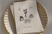 Hand Drawn Happy Birthday Clipart, an Illustration by Jordyn Grace Design (Thumbnail 4 of 4)