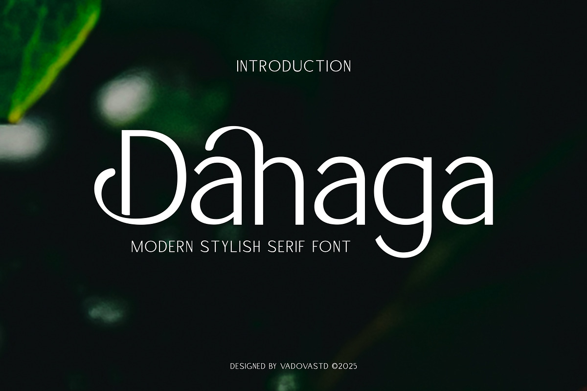 Dahaga – Modern Stylish Sans Serif, a Sans Serif Font by Vadovastd (Photo 1 of 7)