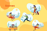 Pixnix - Travel illustration Bunddle, an Illustration by Graphicdunk (Thumbnail 3 of 6)