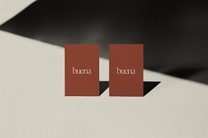 Buena 01 Business Card Mockup