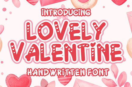 LOVELY VALENTINE, a Sans Serif Font by Infinity art Studio