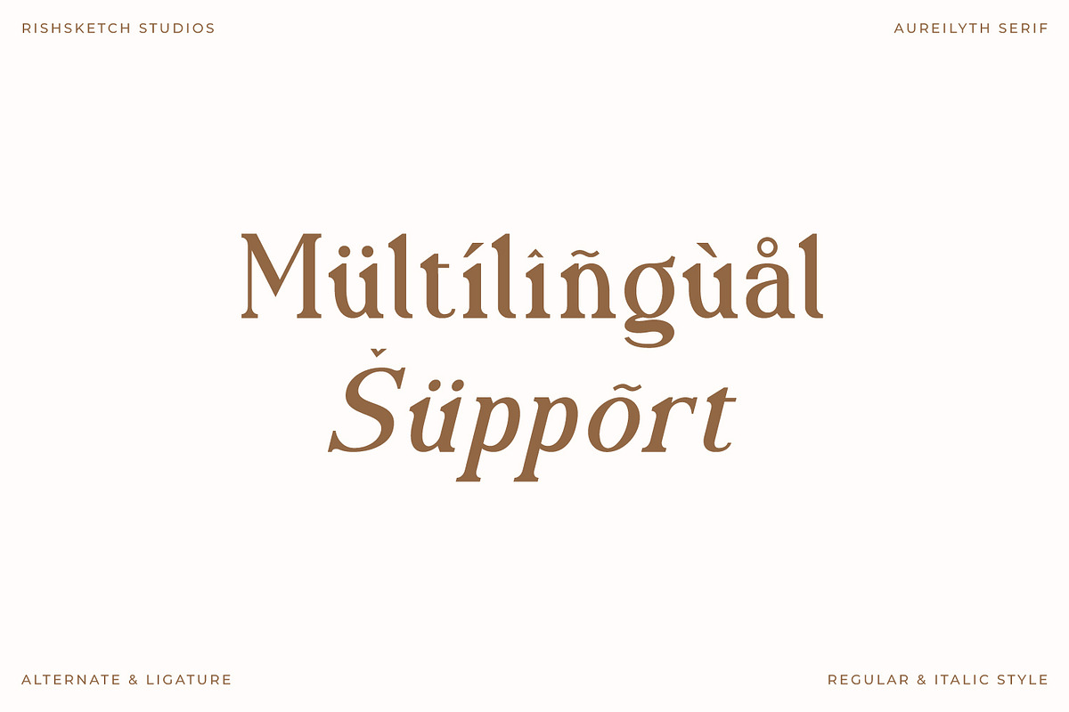 Aureilyth - Serif Typeface Font, a Serif Font by Rishsketch (Photo 11 of 14)
