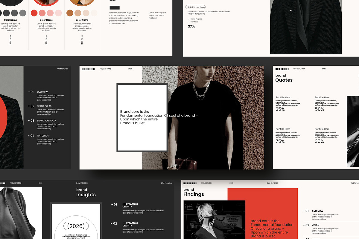Brand Strategy Presentation Template, a Presentation Template by Aura Agency (Photo 3 of 9)