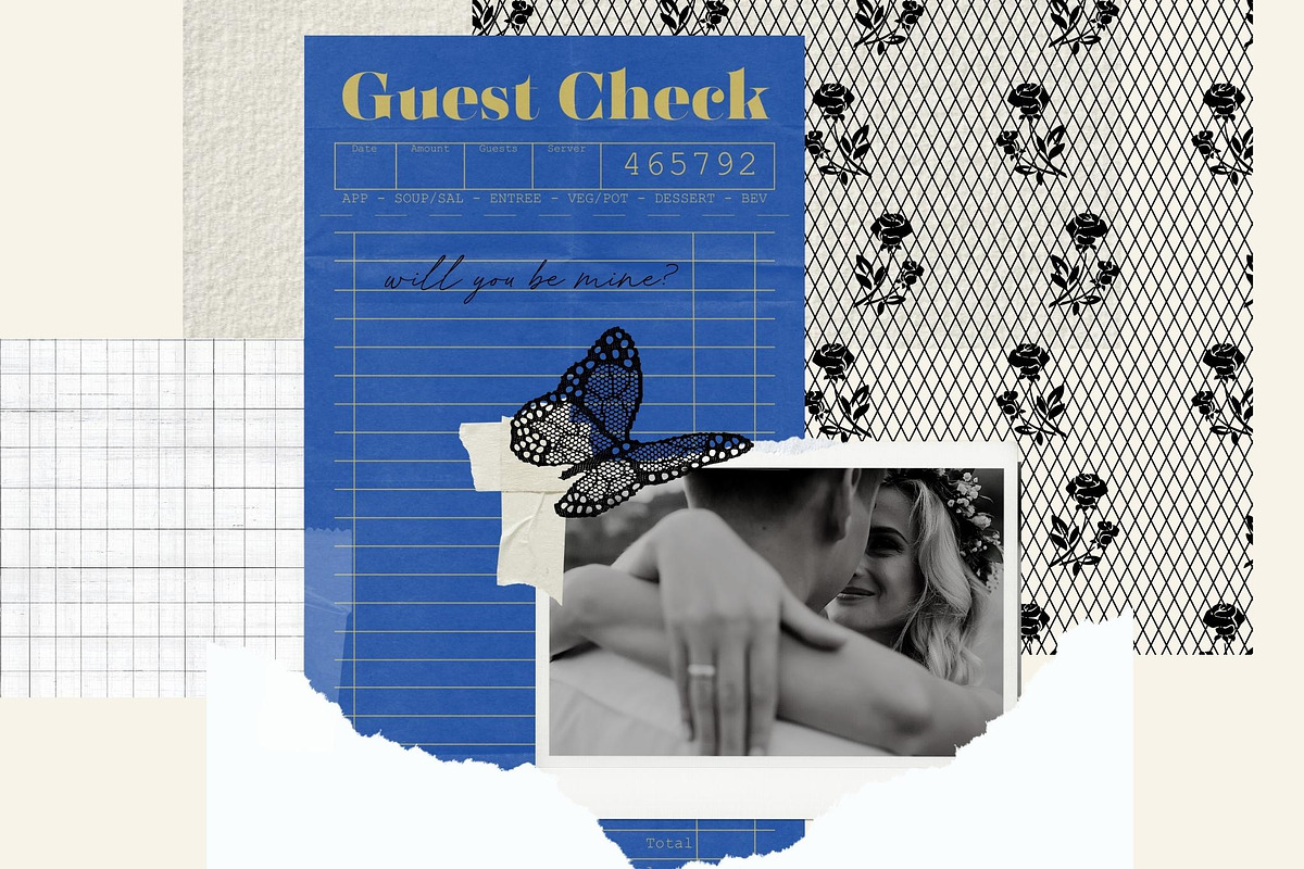 Vintage Restaurant | Guest Check, a Background Graphic by Factoryluv Shop (Photo 6 of 7)