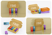 Soda Can with Box Packaging Mockups, a Mockup by Mockups Planet (Thumbnail 1 of 5)