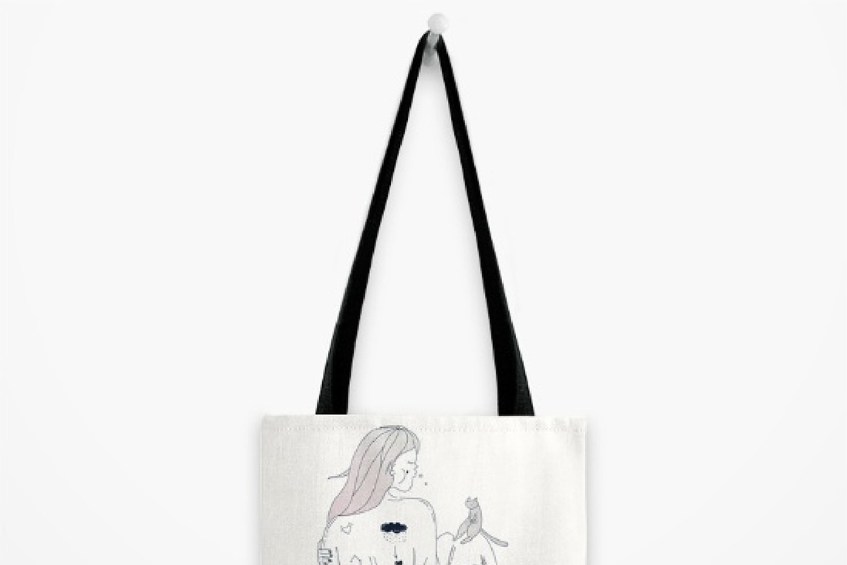 Girl with cat, an Illustration by 2D/3D (Photo 2 of 2)