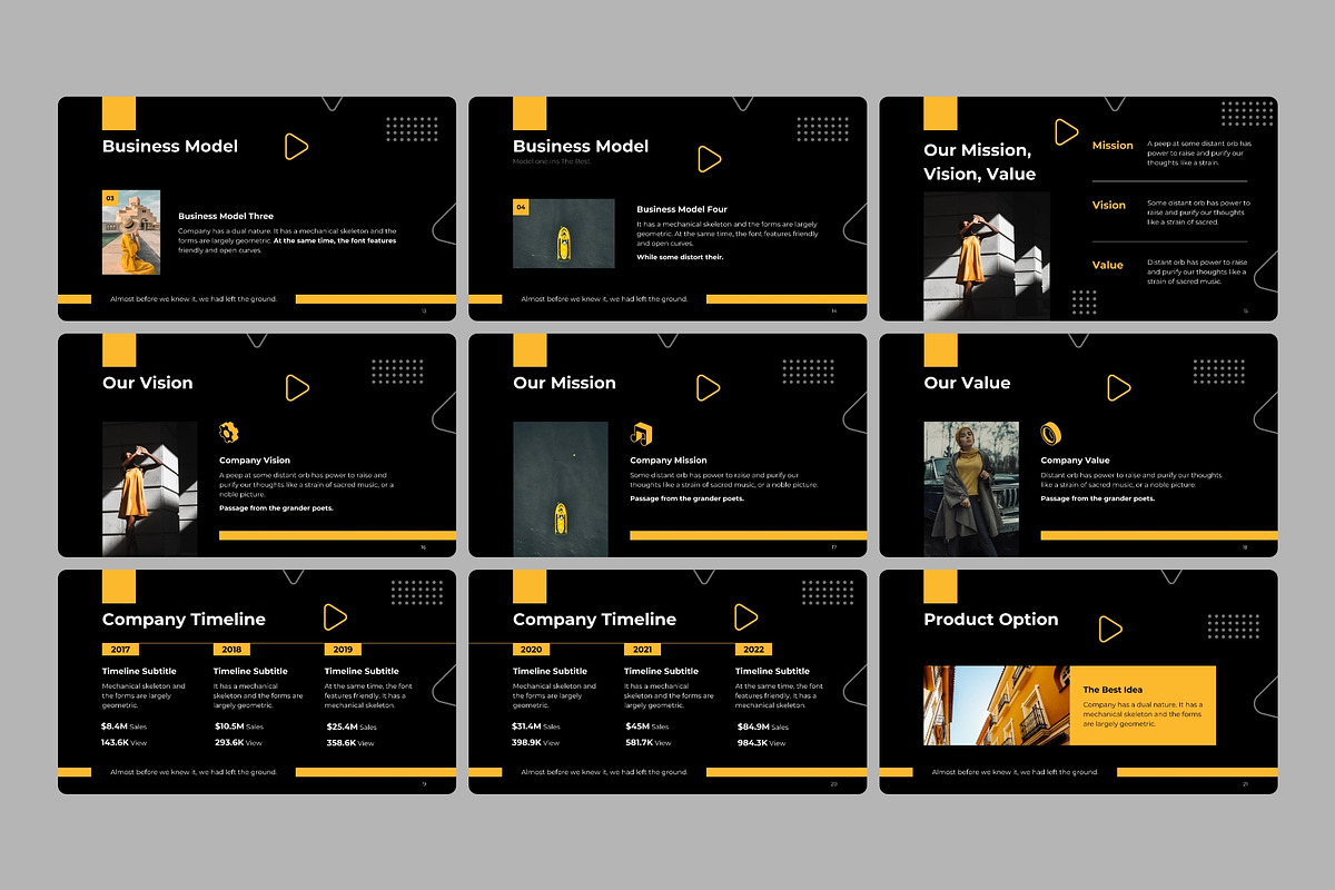 Business Plan -Presentation Template, a Presentation Template by MNML Agency (Photo 21 of 34)