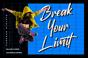 Brostone - Brush Font, a Script Font by RockboyStd (Thumbnail 2 of 12)