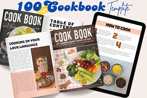 Editable Canva Cookbook Template, a Templates & Theme by iloveTemplate