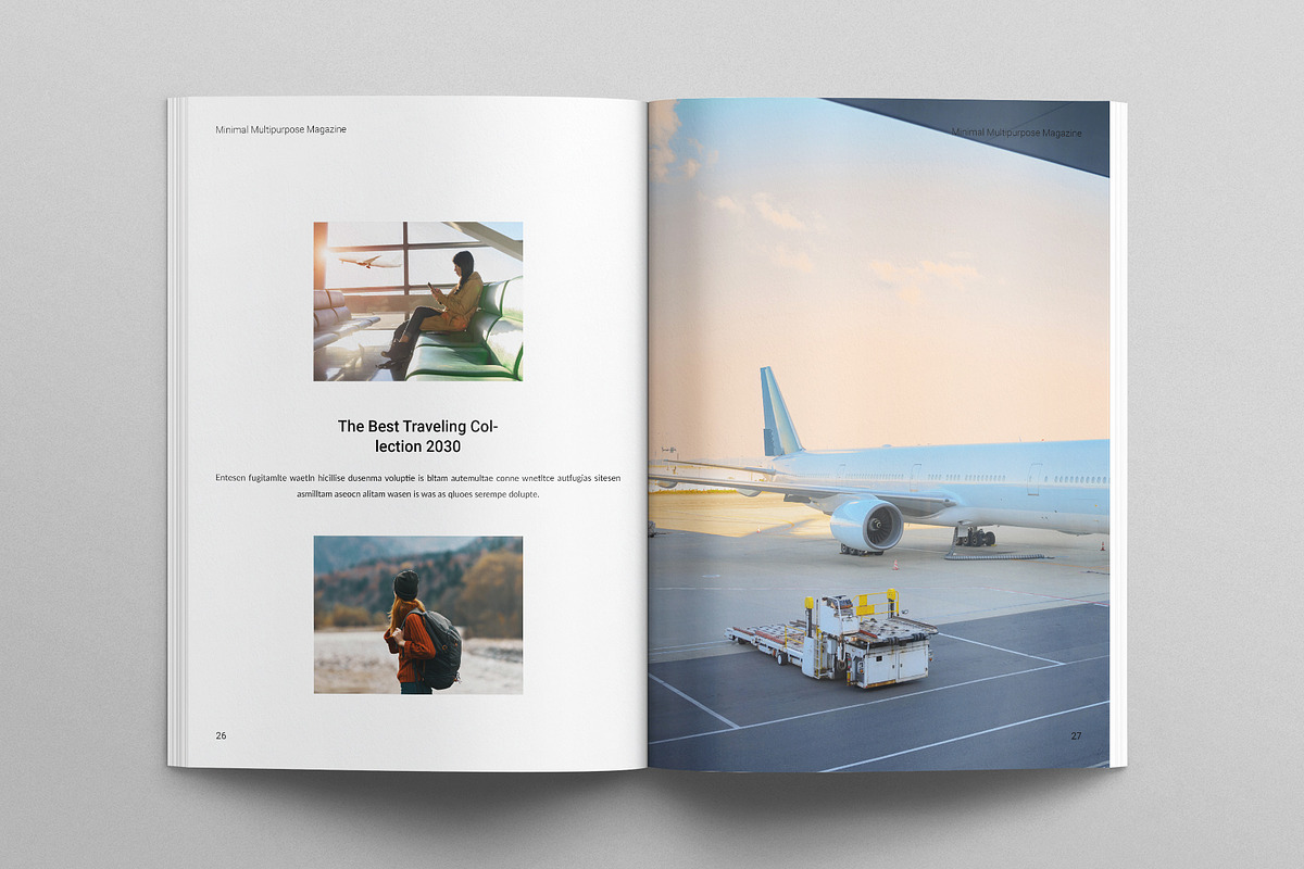 Minimal Multipurpose Magazine, a Magazine Template by E-Type (Photo 10 of 11)