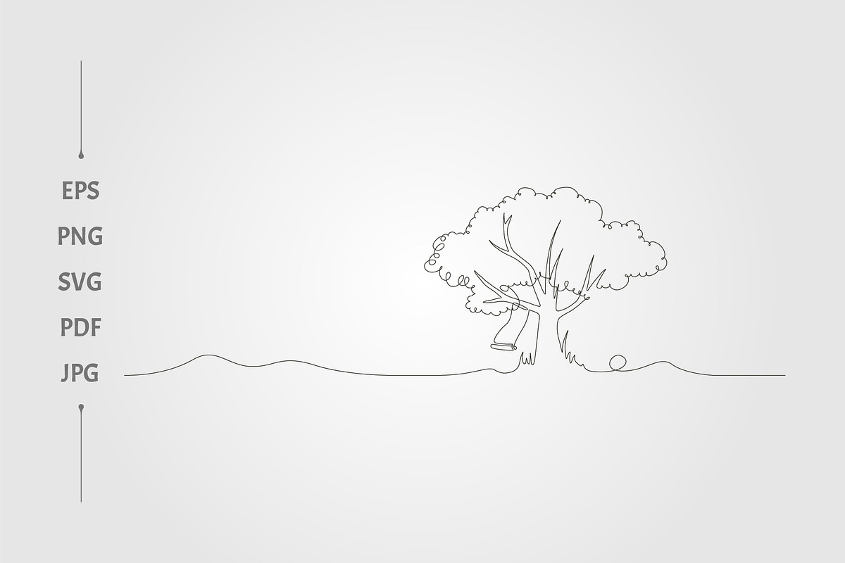 tree with a swing on a branch, an Object Graphic by lawoel (Photo 2 of 3)