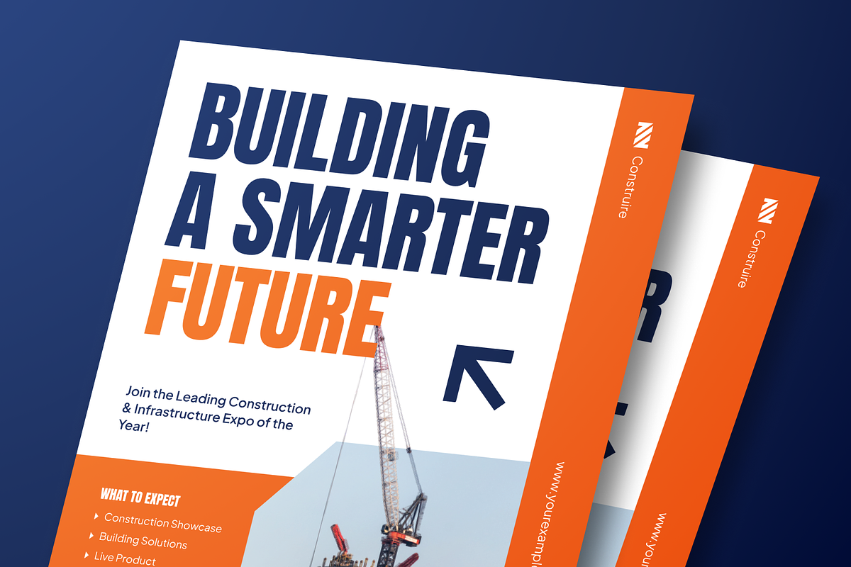Construction Expo Flyer Set, a Flyer Template by Annora Studio (Photo 4 of 6)