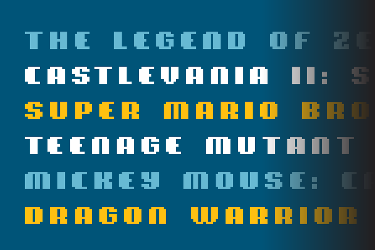 Pixiel - Modern Pixel Typeface, a Sans Serif Font by alpercakici (Photo 3 of 13)