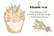 Tulip Watercolor Collection, a Decorative Illustration by Sunshine Art (Thumbnail 8 of 8)