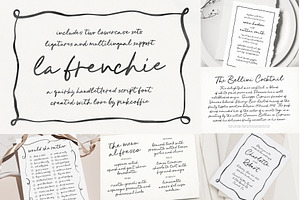 Whimsical Script Font Bundle