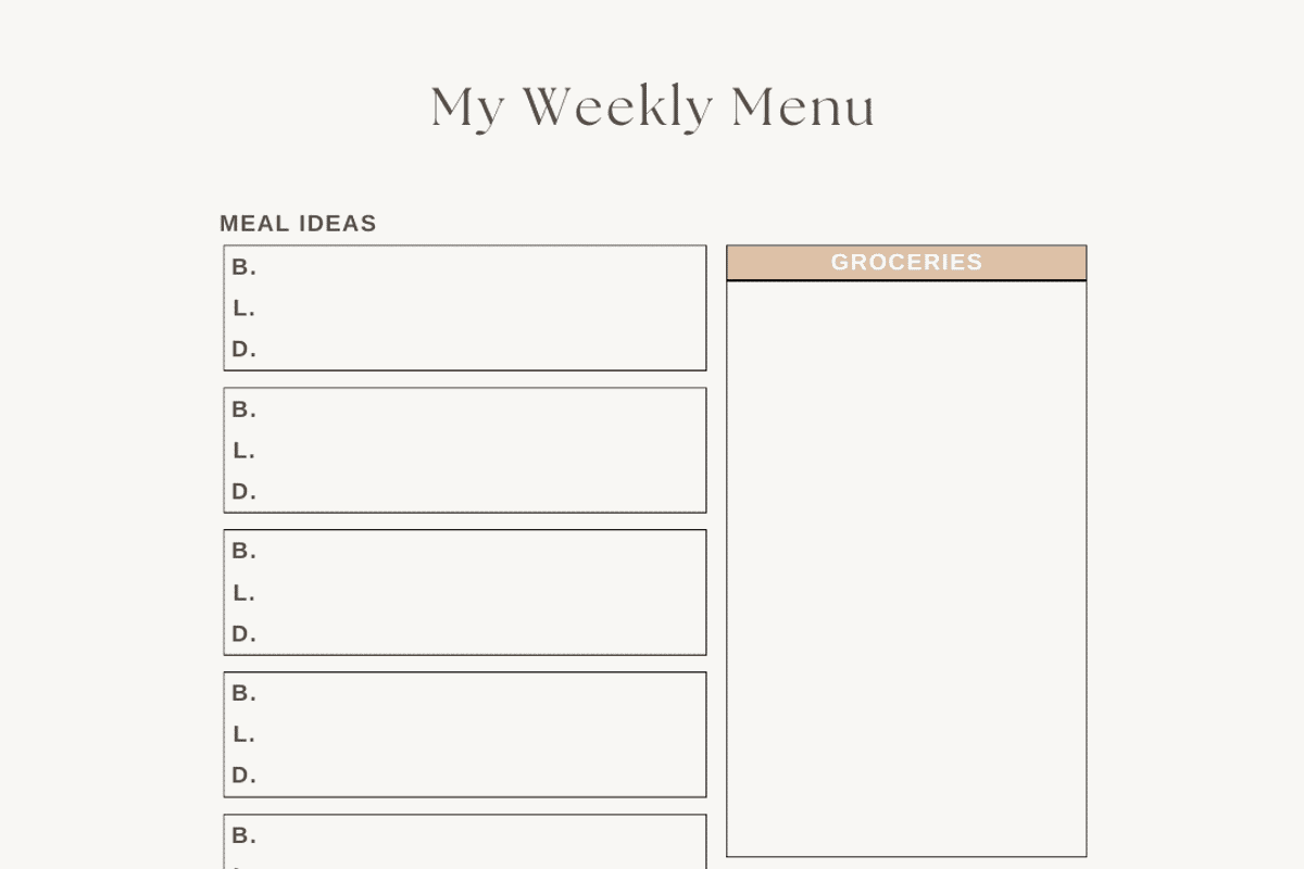 Household Planner, a Stationery Template by Brand Your Biz Co. (Photo 7 of 11)