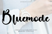 Bluemode, a Handwritten Font by InermediaSTUDIO (Thumbnail 1 of 8)