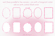 Pink Watercolor Labels Branding, an Object Graphic by Solo Art Original (Thumbnail 3 of 7)
