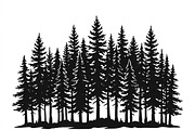 Majestic Pine Trees SVG, a Finance Illustration by Amazin_art (Thumbnail 14 of 34)
