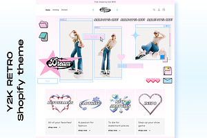Y2K Retro Shopify Theme, a Shopify Template by PLANETSEL