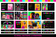 Neon Email Templates, an Email Template by SunshineStudioBoutique (Thumbnail 6 of 9)