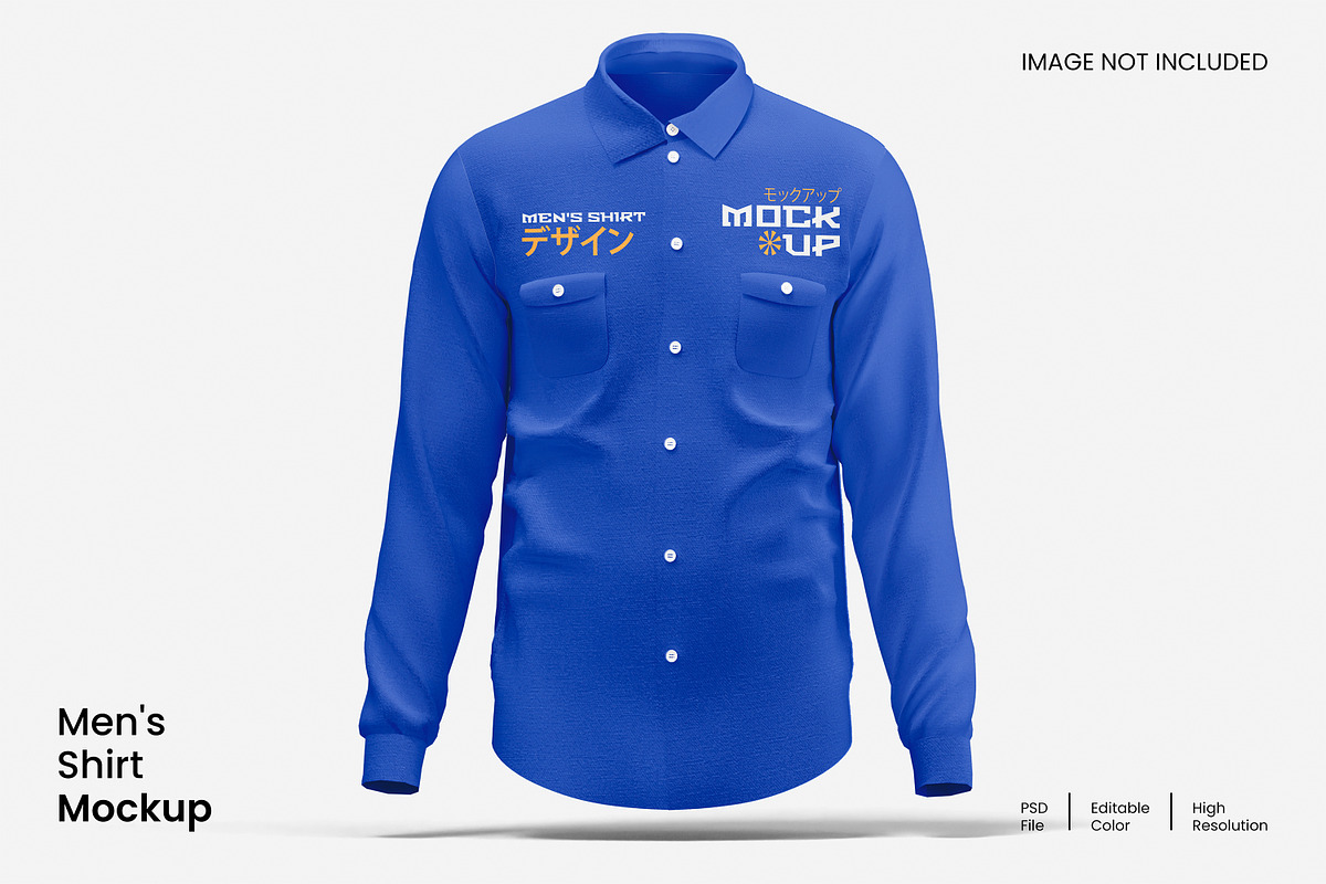 Men's Shirt Mockup, a Shirt Mockup by Unerispace (Photo 1 of 2)