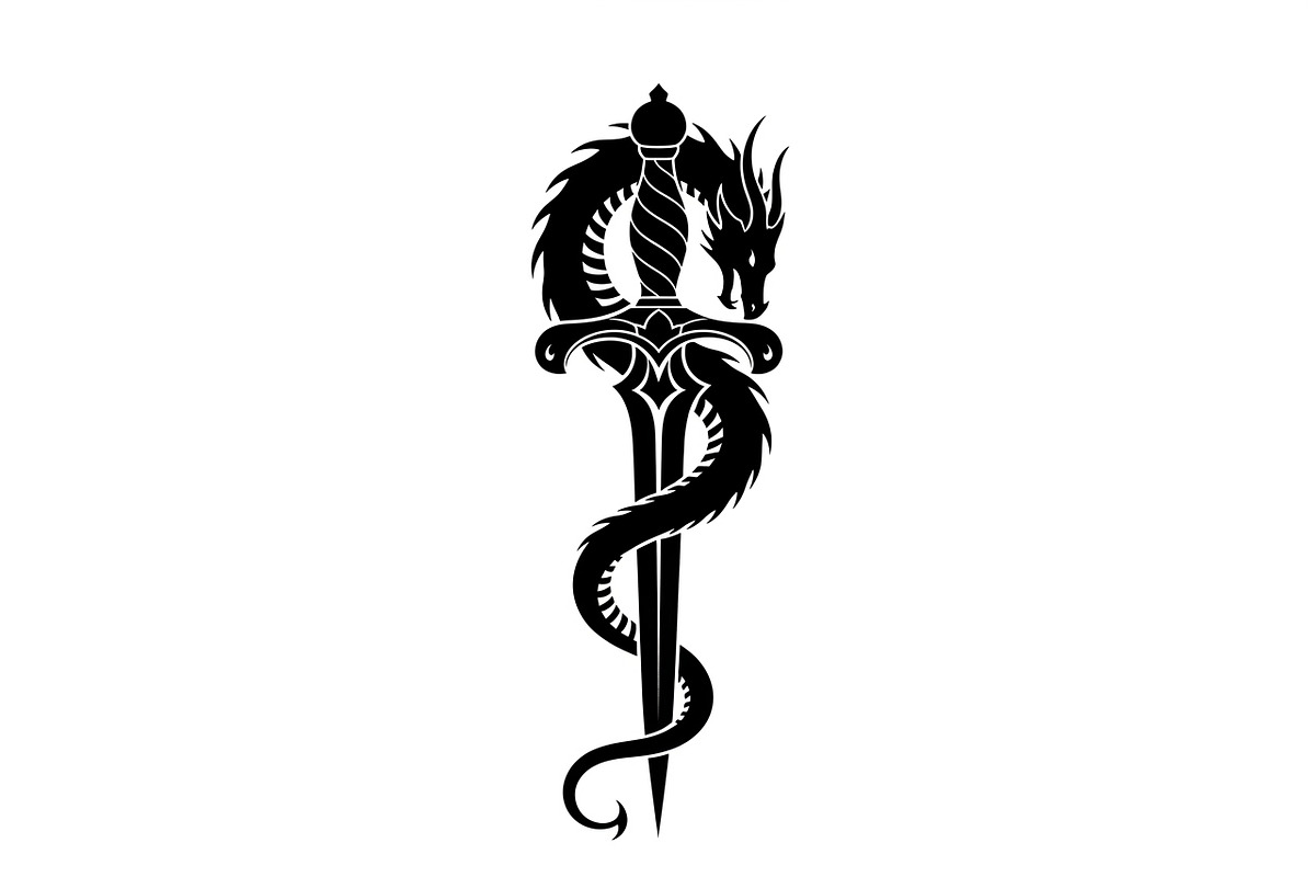 Dragon Sword Bundle, an Illustration by Designs_River (Photo 25 of 31)