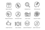 Web Set of Nutrition, Healthy food, a Food Illustration by Tettygreen (Thumbnail 2 of 3)