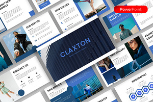 Claxton – Fashion PowerPoint, a Presentation Template by kreatifreya