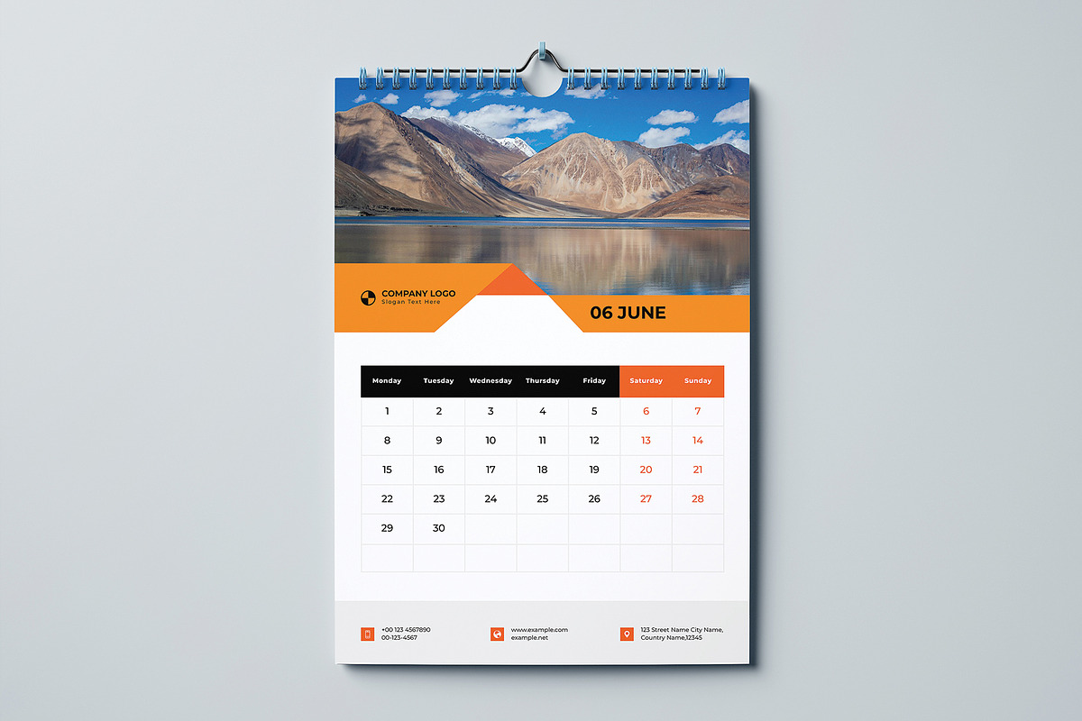 Wall Calendar 2026, a Stationery Template by Cleffon_Graphic_Studio (Photo 8 of 14)