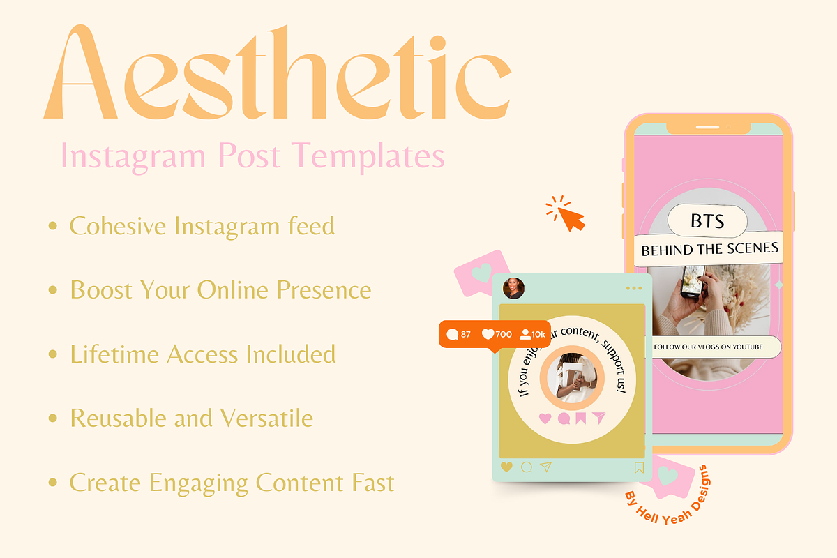 Coaching Instagram Post Templates, a Templates & Theme by Hell Yeah Designs (Photo 3 of 9)