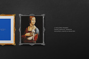 Picture Frame Mockup Ornate Vintage, an Advertising Mockup by Avelina Studio (Thumbnail 2 of 3)