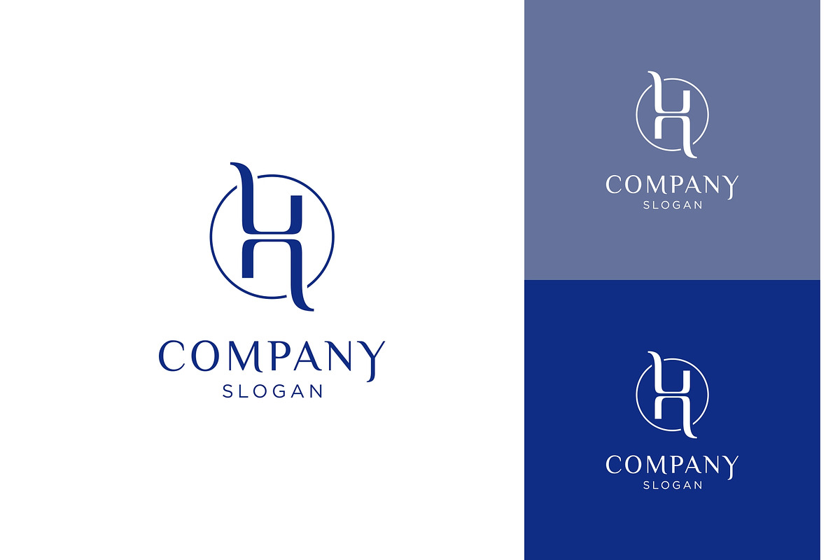 Letter H Elegance Monogram Logo, a Branding & Logo Template by ika trisiana (Photo 2 of 2)