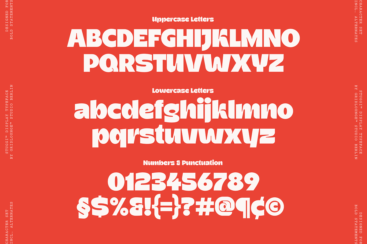Stuggi – Modern Display Font, a Sans Serif Font by Gridlounge (Photo 3 of 17)