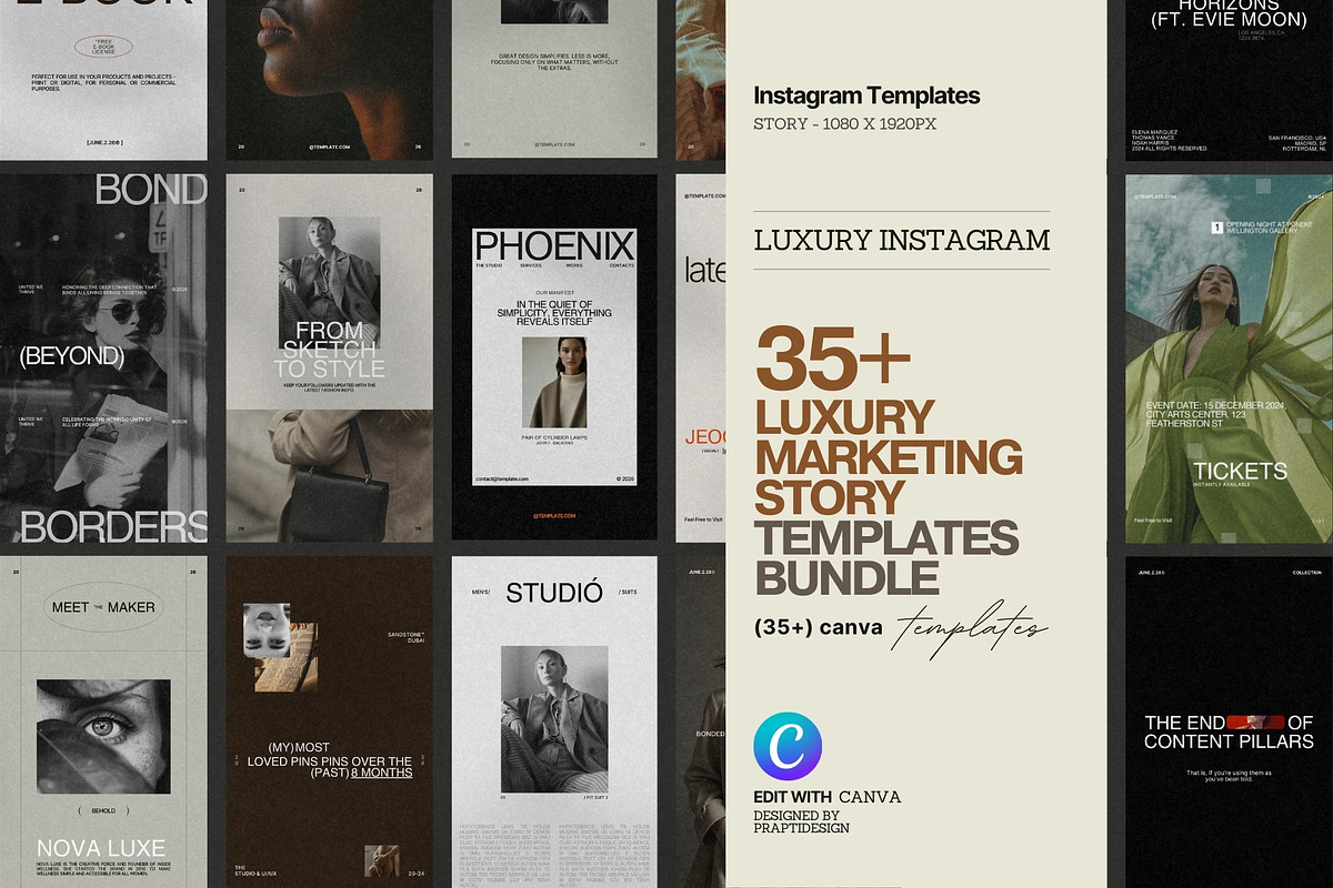 Instagram Template For Marketing, a Social Media Template by Prapti Design (Photo 1 of 9)