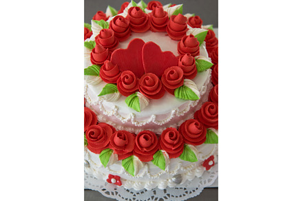 wedding cake with flowers, a Food & Drink Photo by Jan Jack Russo Media