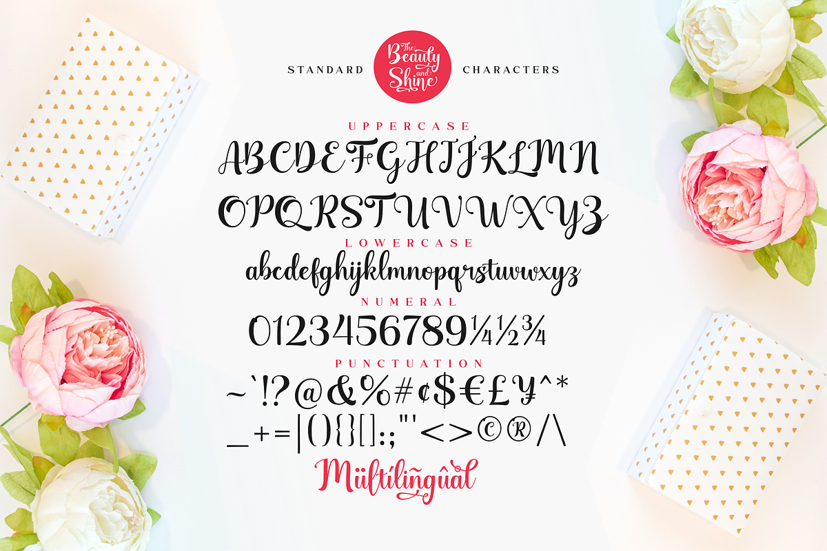 Beauty & Shine / Pretty Script, a Script Font by Java pep (Photo 14 of 15)