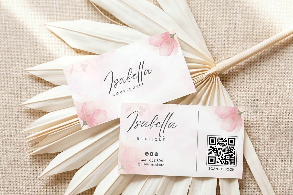 Boutique Business Card Canva, a Business Card Template by Arslan (Photo 2 of 7)