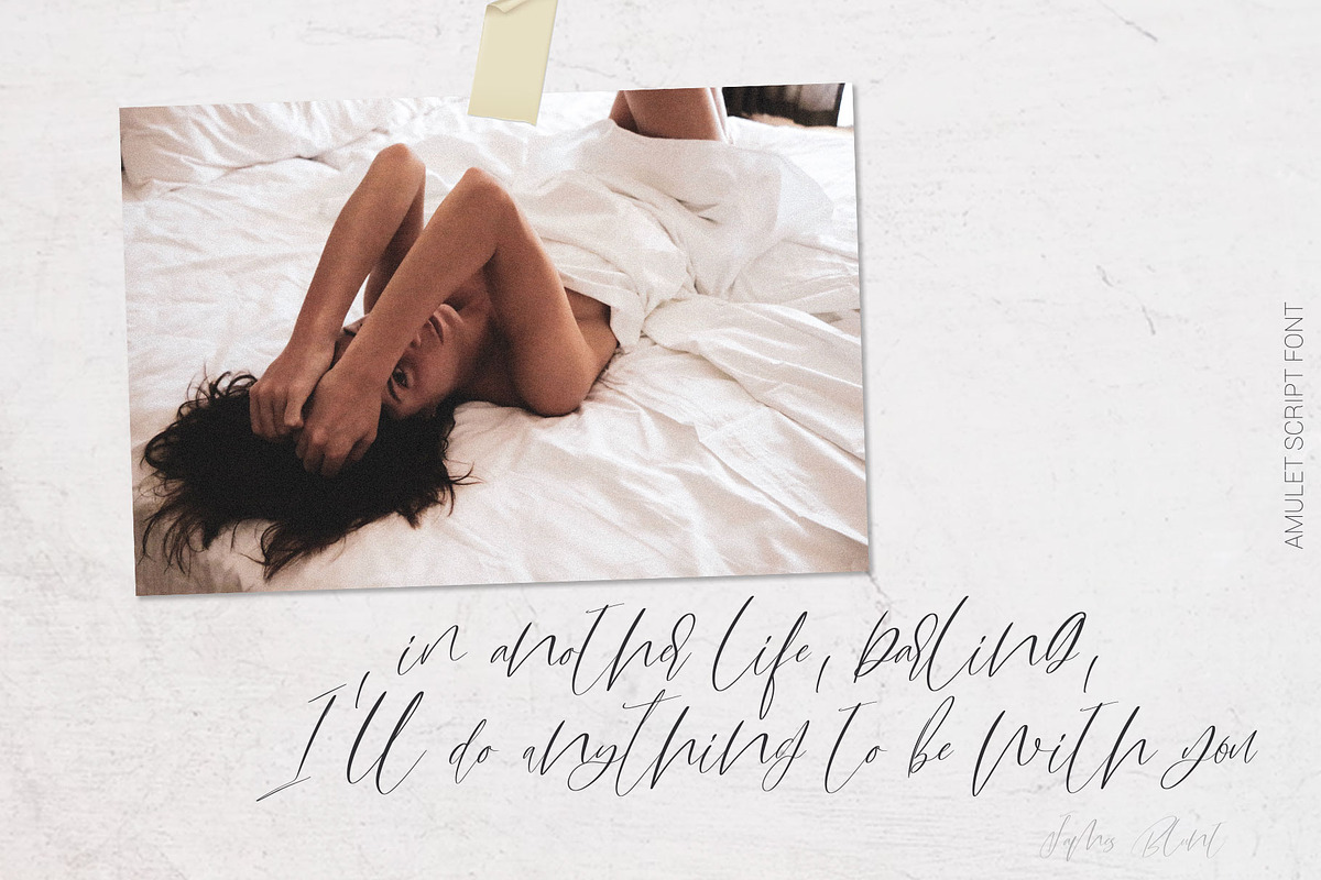 Amulet. Signature Script Font, a Script Font by CallMeStasia (Photo 9 of 11)