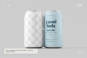 330ml Drink Can Mockup, a Packaging Mockup by Toasin Studio (Thumbnail 2 of 7)