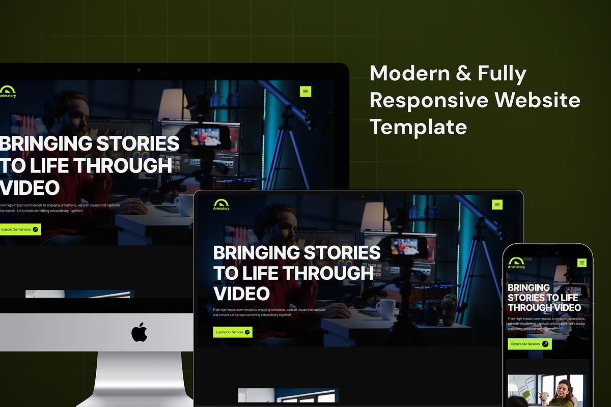 Animatory - Creative Agency Template preview 3