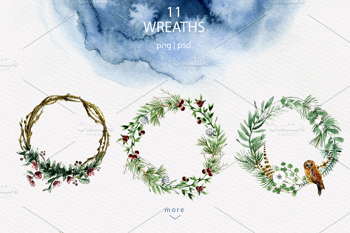Watercolor all seasons, a Decorative Illustration by ⚞ Kind Illustration ⚟ (Photo 4 of 8)