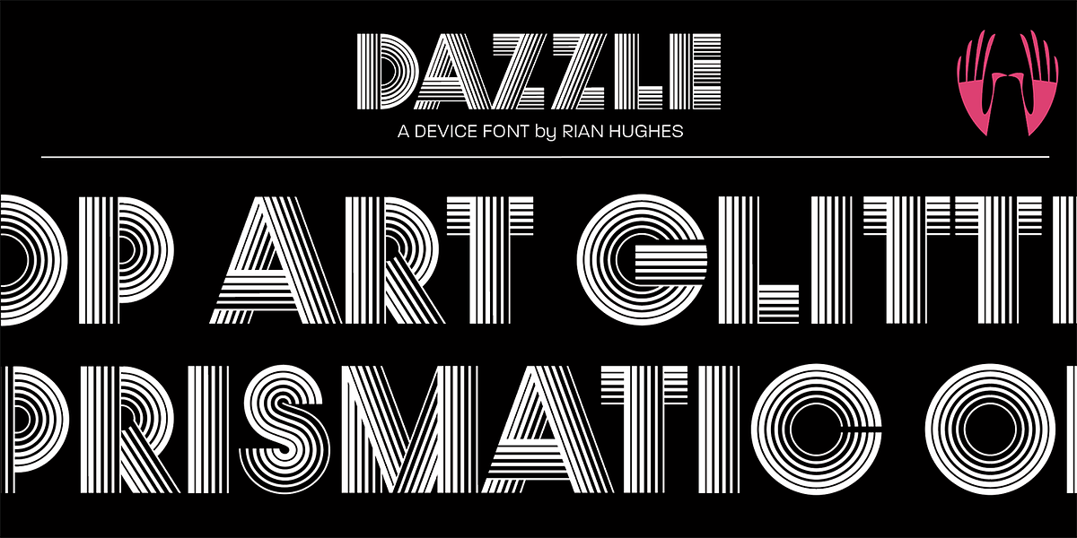 Dazzle, a Sans Serif Font by Device (Photo 4 of 6)