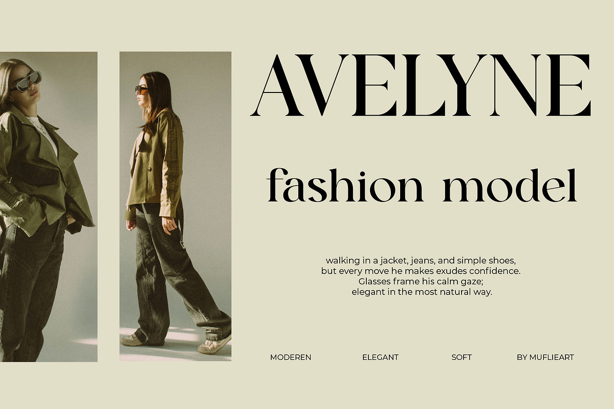 Kamean - Modern And Beauty Serif, a Serif Font by Muflieart (Photo 7 of 8)