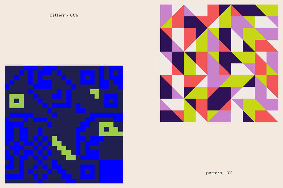 GeoAbstract - 100 Vector Patterns, a Pattern Graphic by Léo Alexandre (Photo 5 of 22)