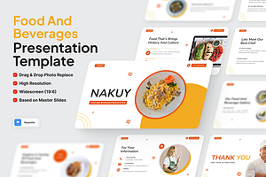 Nakuy - Food And Beverages Keynote, a Presentation Template by SquidPixey